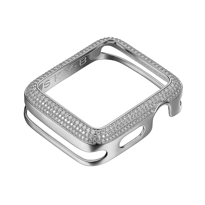 sterling silver apple watch case