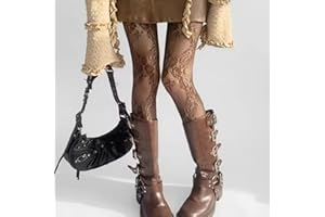 1pair Sexy Lace Floral Tights Thigh High Stockings Hosiery Mesh Hollow Out Fishnet Pantyhose Vintage Tights,Waist 60-75 Cm