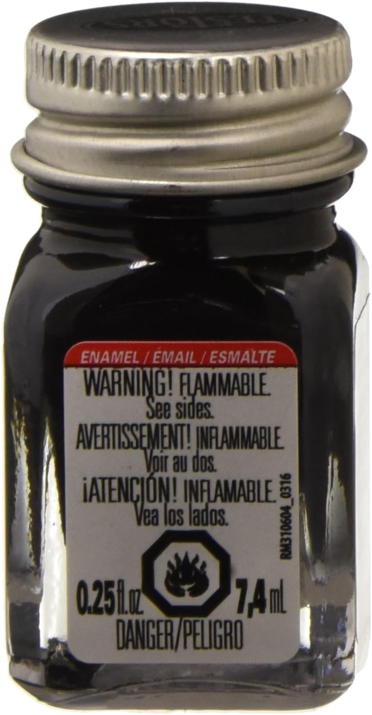 Testors Testor Gloss Black Enamel Paint