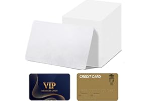 200 Pack Sublimation Business Card Blanks,Aluminum Alloy Double Sided Name Card Bulk Metal Sublimation Business Cards for Off