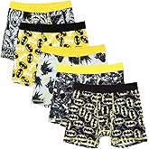 Bioworld DC Comics Batman Boxers Bat Logo 5pk Boys Underwear Boxer Shorts