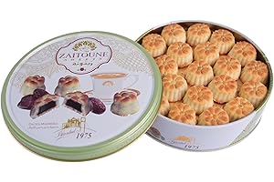 Zaitoune Maamoul Date Cookies - 9 oz – Authentic Middle Eastern Sweets | Arabic Cookies with Dates – Premium Dessert Gifts in Elegant Tin