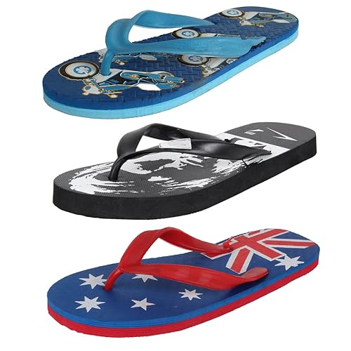 multicolor flip flops