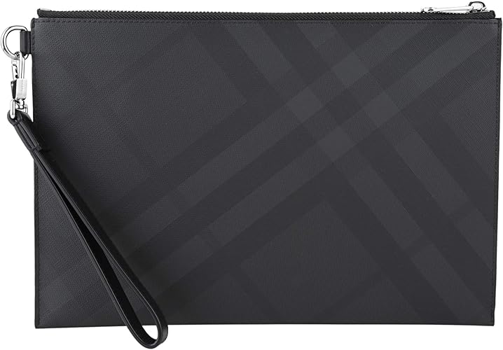 Amazon バーバリー クラッチバッグ セカンドバッグ ポーチ Burberry A5656 チャコールグレー 並行輸入品 Burberry バッグ スーツケース