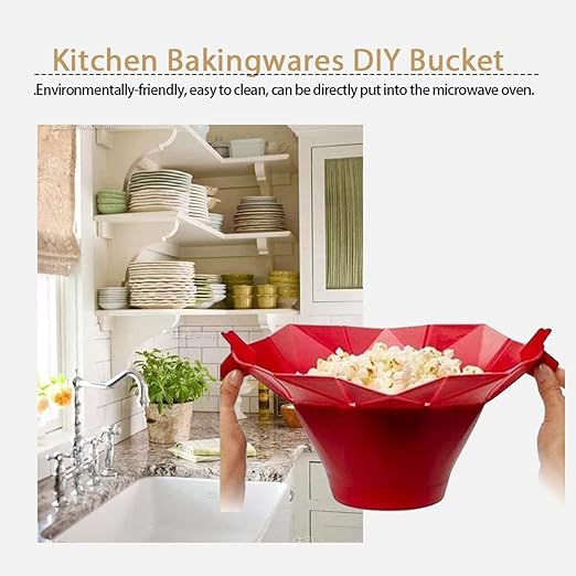 Longspeed Microondas de Silicona para Hacer Palomitas de maíz ...