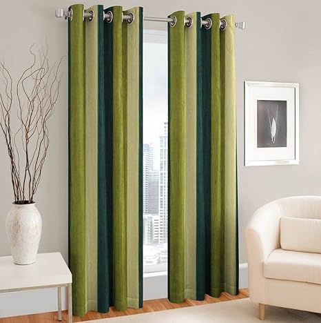 Buy Curtain Screen Parda For Window 2pc Eyelet Polyester Window