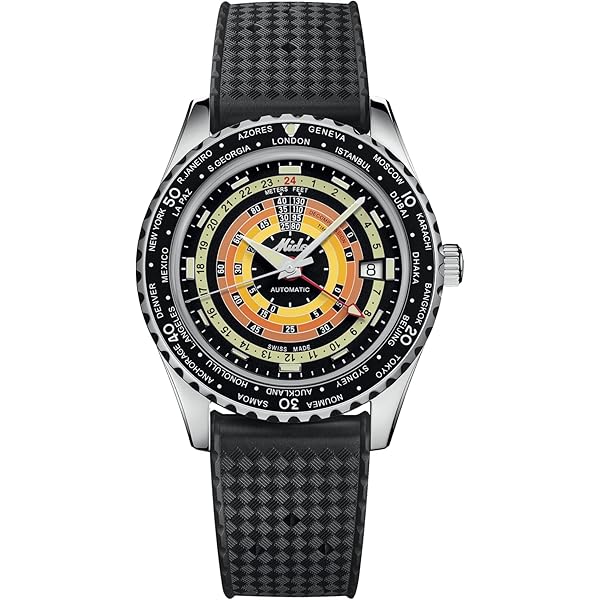 Mido Mido Ocean Star Decompression Worldtimer Automatic Blue Dial