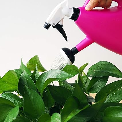 Sobdec Garden Spray Bottle | Gardening Sprinkling Can | 2 in 1 Watering Can Lawn Sprinkler Water Mister Spray Bottle for Pesticides, Fertilizers, Plants, Pots, Flowers 1 Litter Capacity - (Assorted)