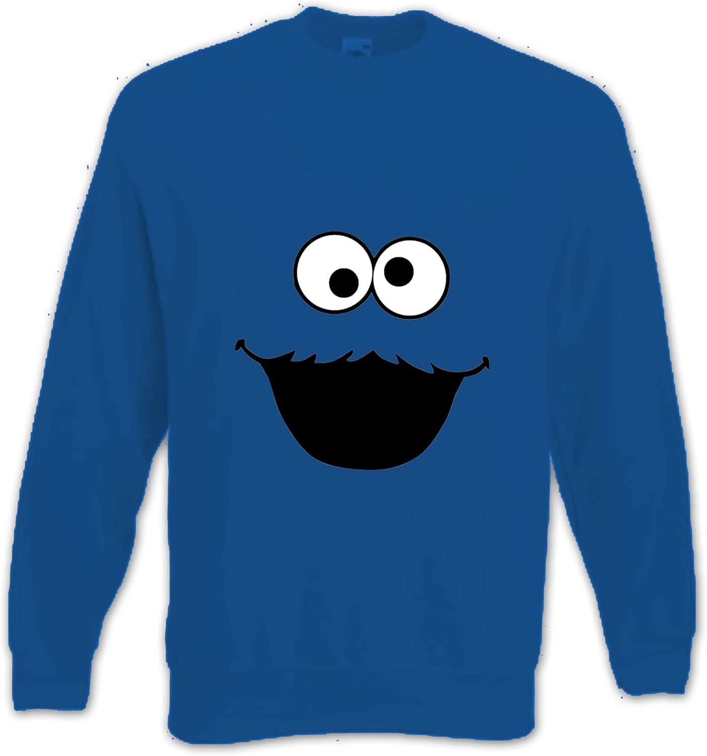 Amazon.com: Hoodiii Unisex Sweatshirt Printed Cookie Monster Xl Royal Blue: Clothing