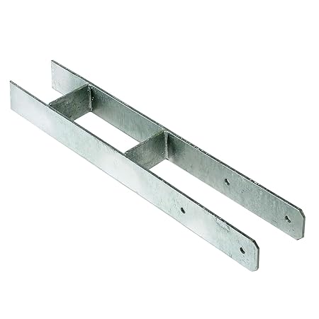 H Anchor 600 X 121 X 6 Mm For Posts 12 X 12 Cm Pfostentrager