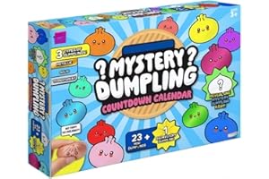 Mystery Dumpling Countdown Calendar, 24-Day Squeeze Bun Advent Calendar,Gift for Easter, Birthday (1pcs)