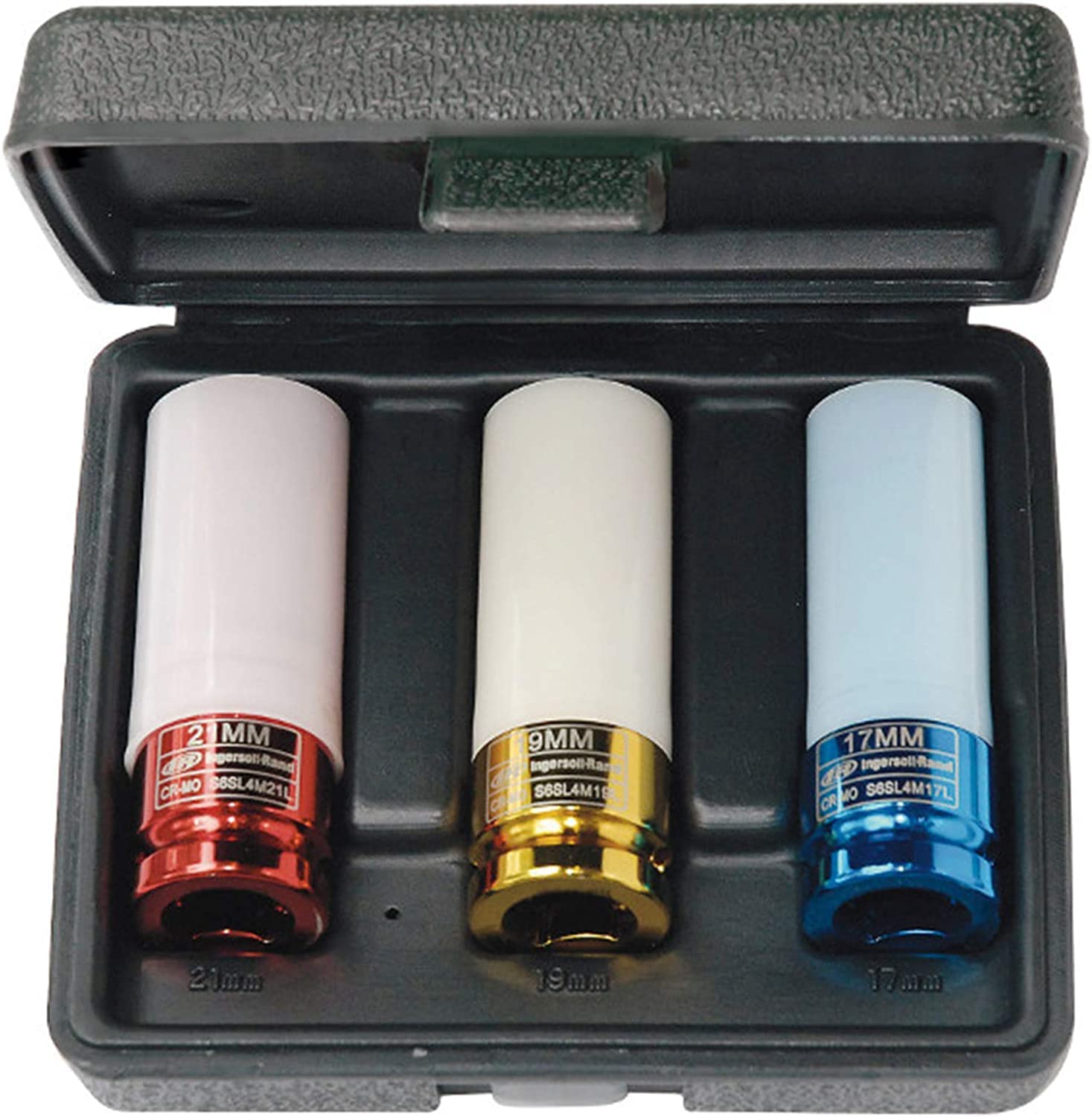 Ingersoll Rand SK4M3LN High-Torque Impact Socket Set 1/2 Inch Deep Metric Sockets CR-Mo Steel Durable and Reliable — image 1