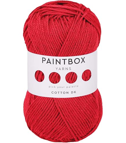 Amazon.com: Paintbox Yarns 100% Cotton Aran Yarn 1.76oz (50g), 93