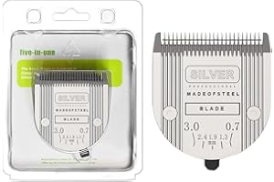 COLORSKI Adjustable 5 in 1 Replacement Blades Compatible with WAHL Bravura .Chromado，Creativa，Figura Dog Clippers for Dogs Grooming(1 Pc)