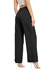 FUNYYZO Women's Wide Leg Pants High Elastic Waisted