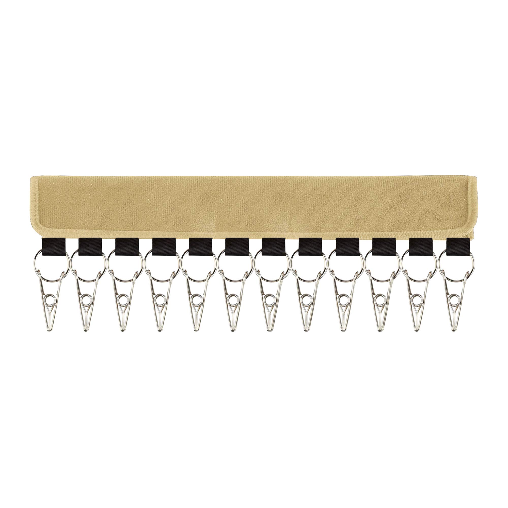 B.SHINE Hat Rack Cap Organizer - 12 Clips Hanging Baseball Caps Holder with Dust Cover