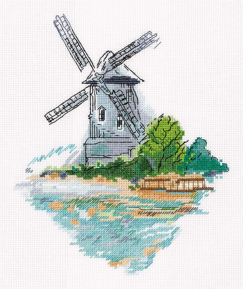Klart Cross Stitch kit, Cotton, Multicoloured, 18x22cm
