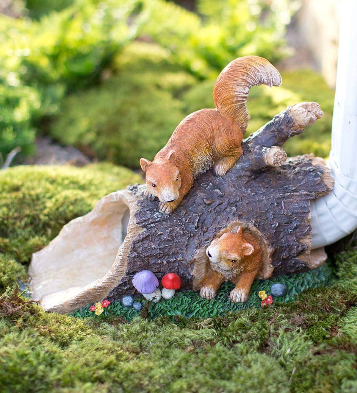 Whimsical Playful Squirrels Decorative Downspout Gutter Cover Weather Resistant