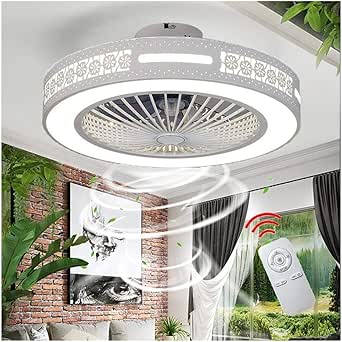 Ronda Ventilador De Techo Con Incorporado Y Mando A Distancia,55cm Led