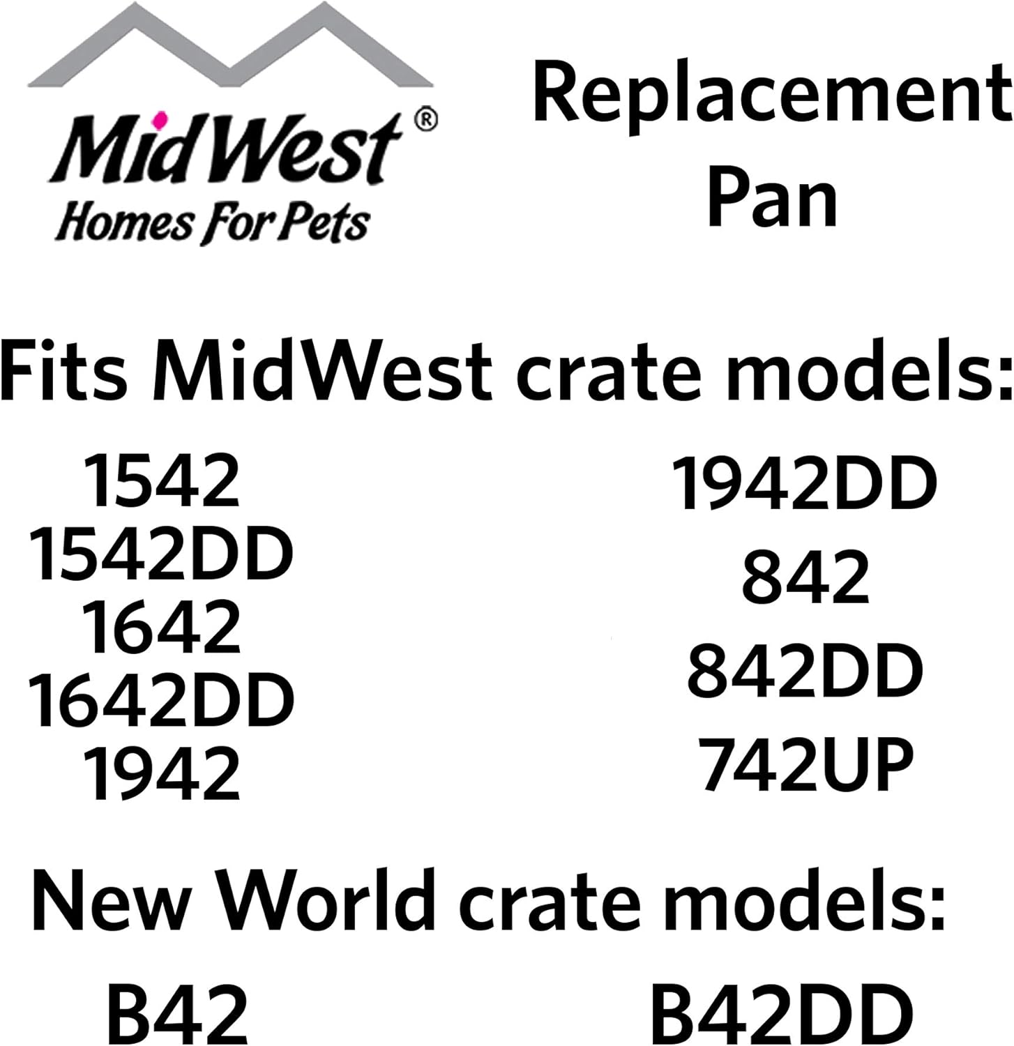 Replacement Pan for Midwest Dog Crate Pet Supplies Dogs usininz.ro