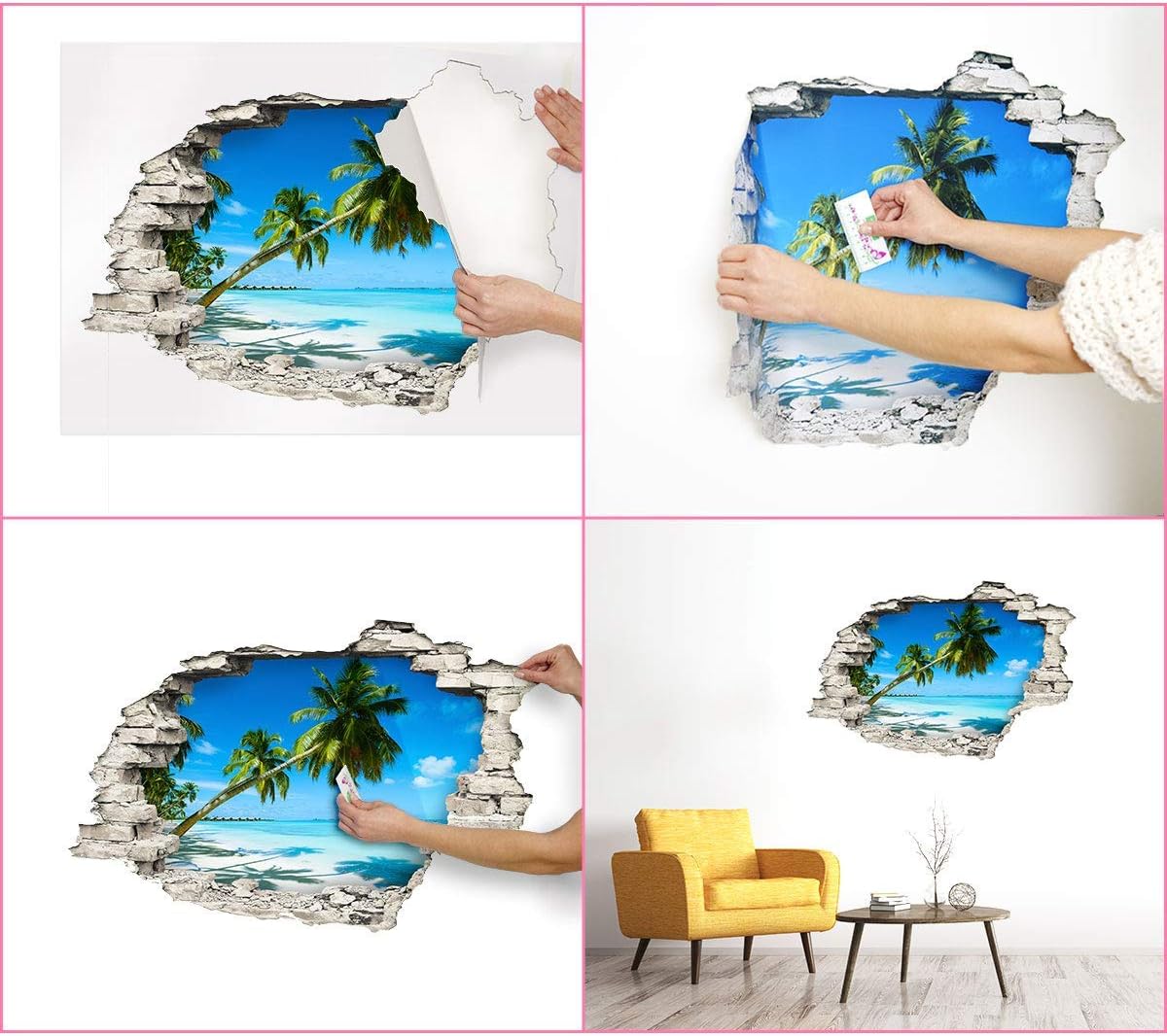 Sticker 3D Effect, Model 1, 60 x 90 cm - Image 5