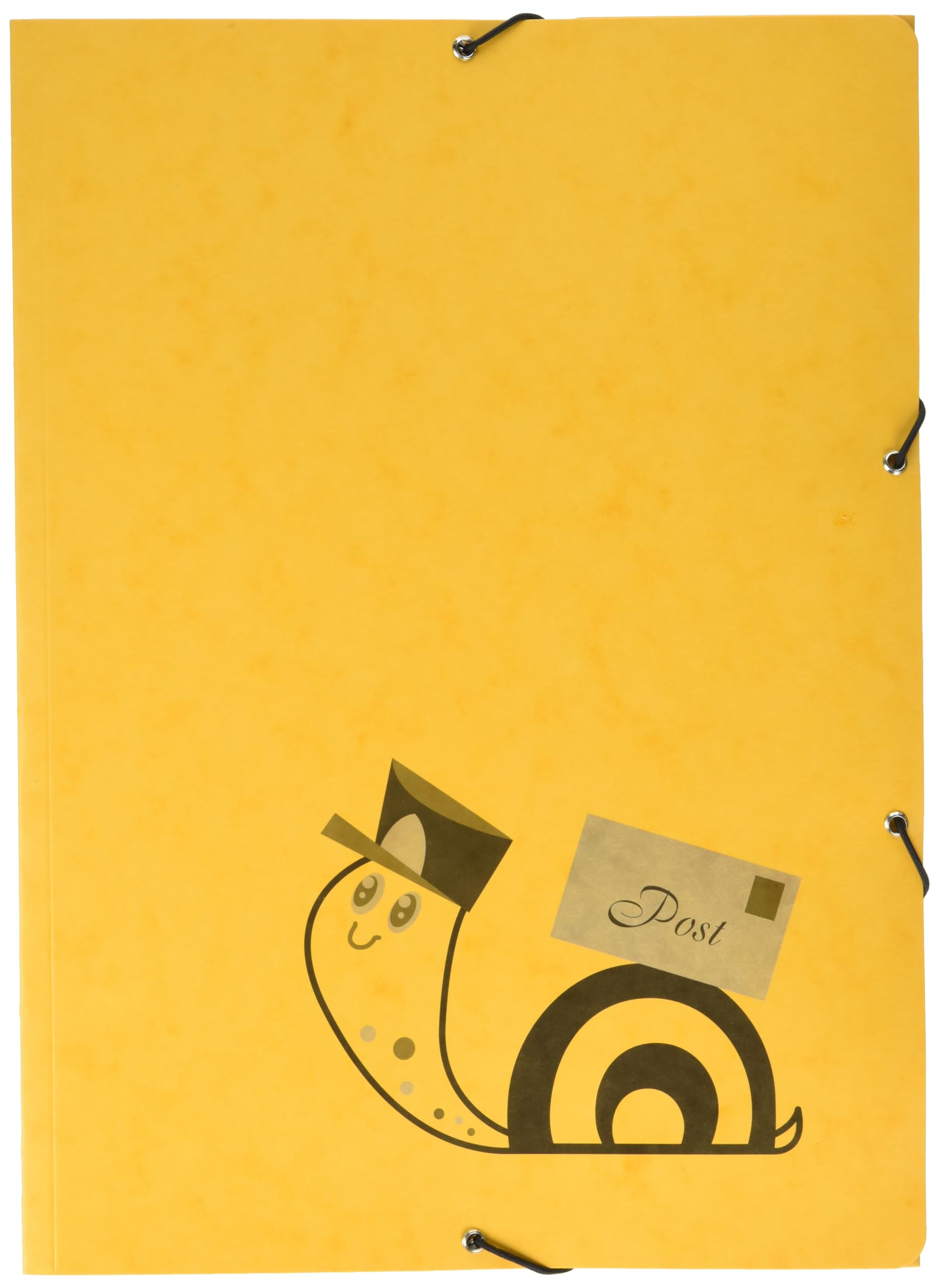 RNKVERLAG 4658 Postal Folder "Snail Post" 240 x 330 mm DIN A4 with Elastic Closure, Pack of 1