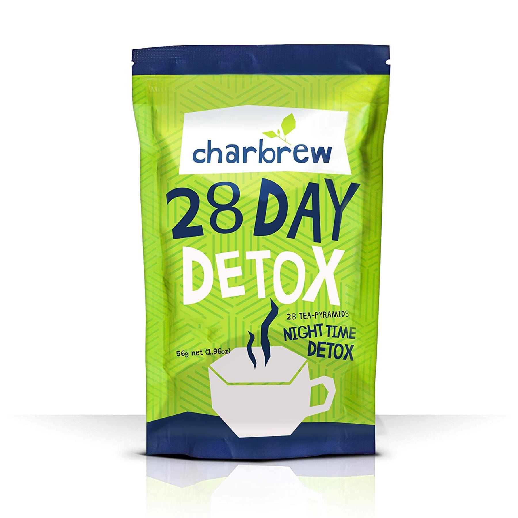 28 Night Time Detox Wellness Cleanse Herbal Tea Red Rooibos, Burdock Root & Chamomile Blend – 28 Teabags