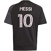 adidas Inter Miami 25/26 Messi Youth Away Jersey – Sustainable Soccer Shirt with Moisture-Wicking AEROREADY Fabric