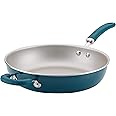 Rachael Ray Create Delicious Deep Nonstick Frying Pan / Fry Pan / Skillet - 12.5 Inch, Blue