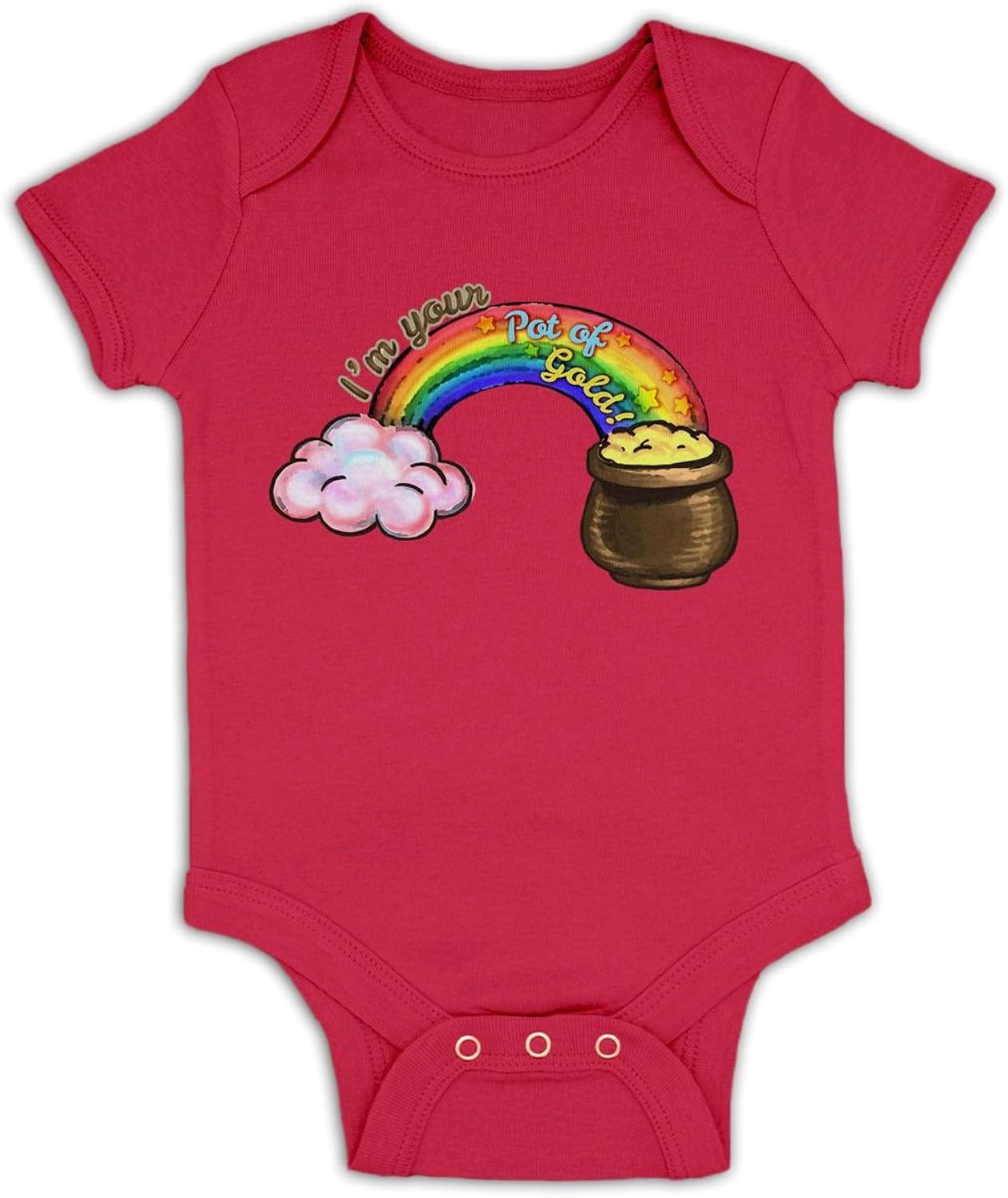 gold baby grow