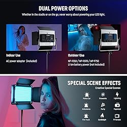 NEEWER Upgraded 660 PRO II RGB LED Video Light with