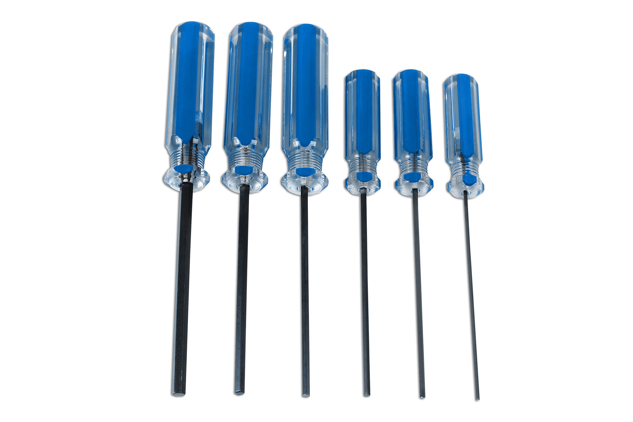 Laser 7582 Hex Screwdriver Set 1.5 - 5mm 6pc