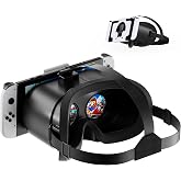 VR Headset for Nintendo Switch &amp; Switch OLED, Upgraded Switch Virtual Reality Glasses with Adjustable HD Lenses and Comfortable Head Strap, Labo VR Kit 3D Goggles for Switch Accessories