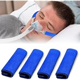 4 Pack CPAP Strap Covers Breathable CPAP Strap Cushions for Most CPAP Headgear Straps Can Reduce The Tracks On The Face Made of Soft Fabric CPAP Face Pads