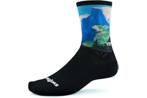 Swiftwick VISION IMPRESSION Crew, National Parks/States Edition, Running, Hiking and Cycling Socks