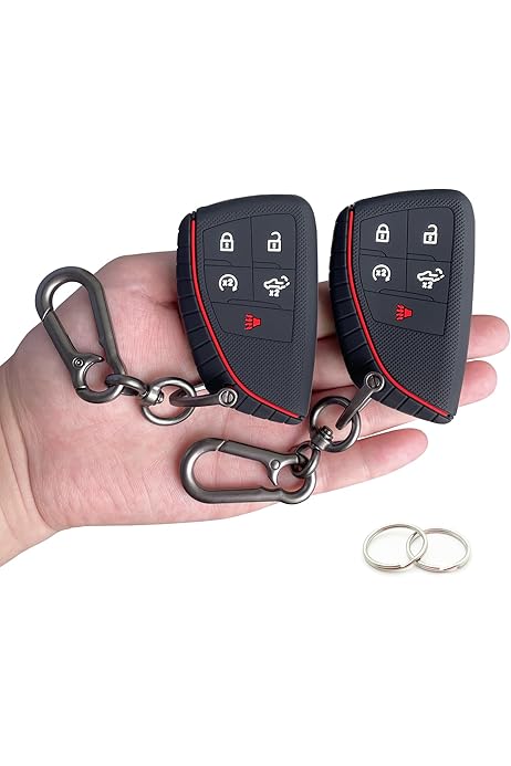 Key Fob Cover DEGEMEEN Zinc Alloy For Chevy Silverado & GMC Sierra