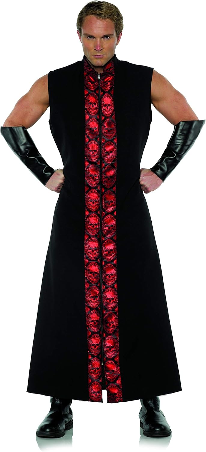 UNDERWRAPS Mens Men's Vampire Costume Robe Skull Conqueror Amazon.sg