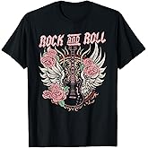 Rock and Roll Guitar Vintage Rock Women Music T-Shirt