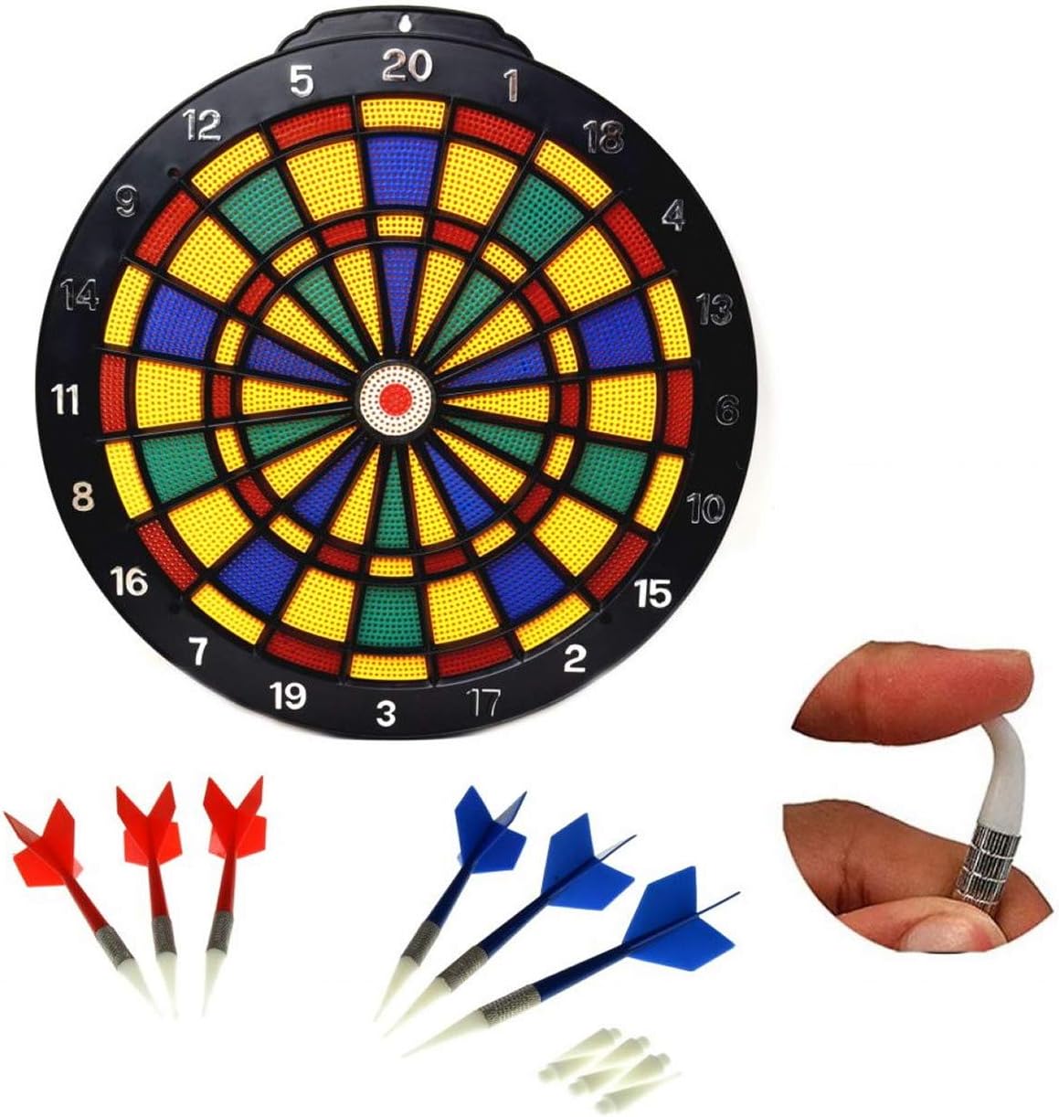 VENTURA TRADING Kids Darts Game Safety Dart Board Game Soft Tip