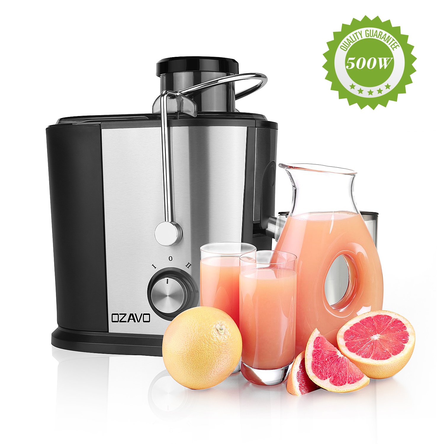 OZAVO Licuadora W Batidora Multifuncional Máquina de Zumo Grande Batidora de Separación