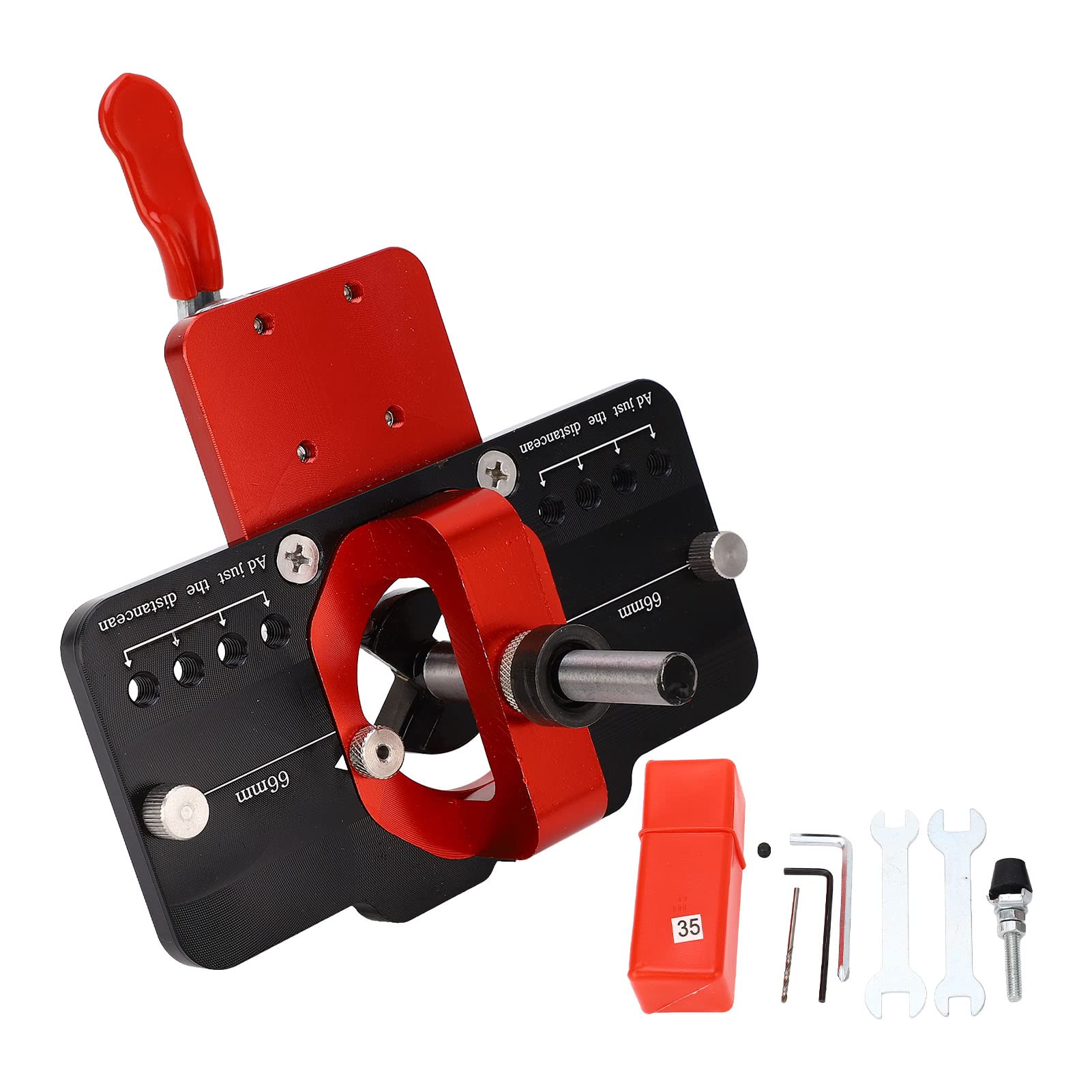 35mm Concealed Cabinet Door Hinge Drilling Jig, Woodworking Guide Tool for Furniture Making, Home Repair, DIY Projects