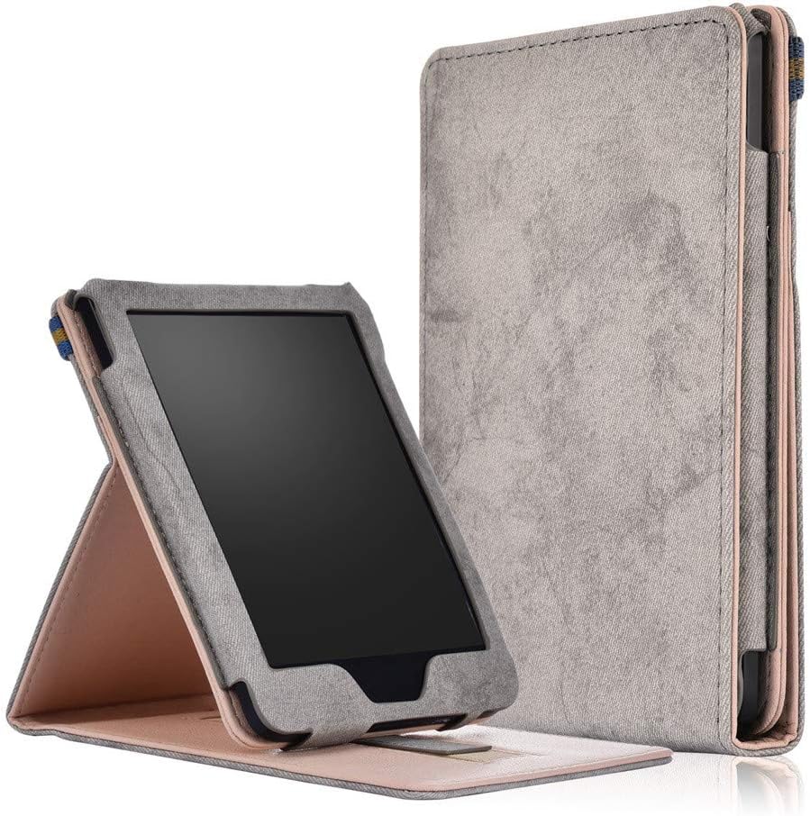 Xindda Case for Kobo Clara HD 6'' 2018 eReader, Auto Wake Sleep Flip Leather Stand Case Cover
