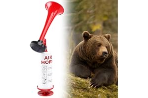 Handheld Boat Air Horn,Aluminum Super Loud Noise Maker Portable Air Pump Horn Sports and Marine Signal Safety Alarm Horn for 