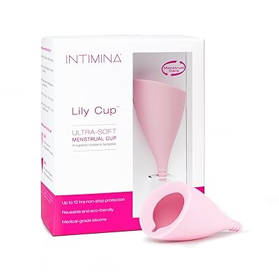 Intimina Lily Cup Size A - Ultra-Soft Menstrual Cup, Reusable Period Protection for up to 12 Hours, Medical-Grade Silicone Women&rsquo;s Period Care