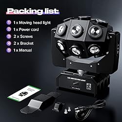 180W Moving Head Light 18 LEDs RGBW Moving Head