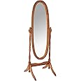 Crown Mark Cheval Mirror, Oak