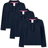 Gymboree Girls and Toddler Long Sleeve Ruffle Polo Shirt Multipack
