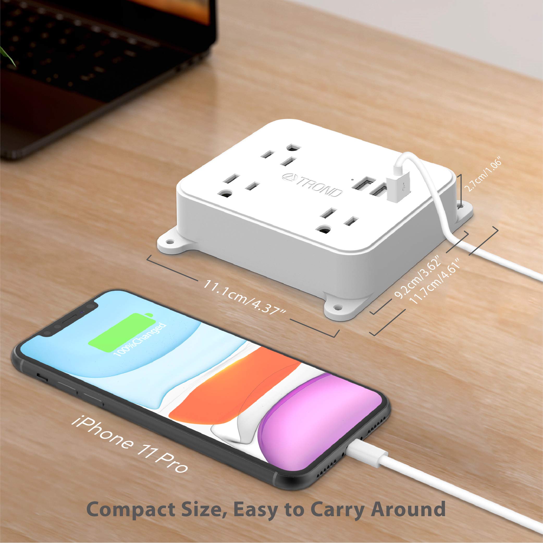 Power Strip With Usb Trond Flat Plug Ou Buy Online In Cayman Islands At Desertcart