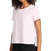 Reebok Womens Embroidery Hit Graphic Crewneck T-Shirt, Standard Fit, Lightweight Stretch Cotton Fabric