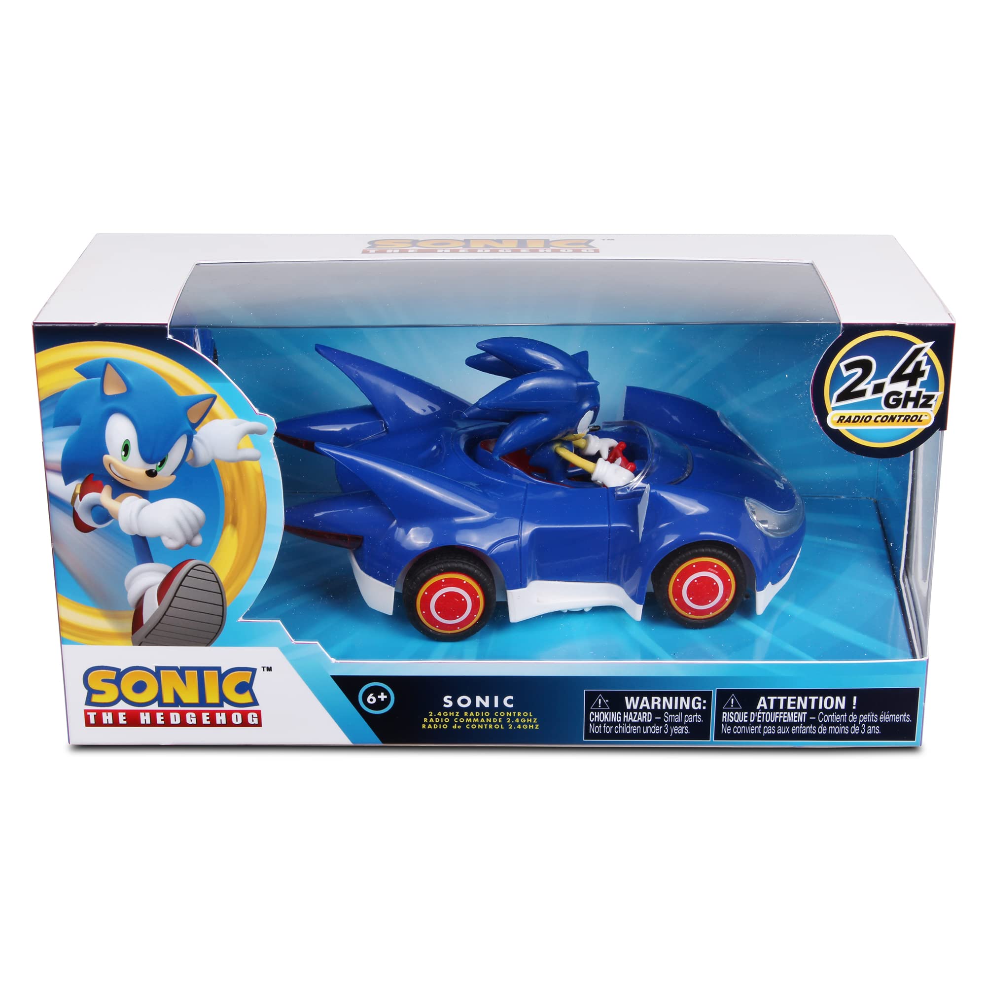 Sonic & Sega All-Stars Racing RC: Sonic - NKOK (681), 1:28 Scale 2.4GHz Remote Controlled Car, 6.5
